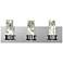 Eurofase York 20 1/2"W Chrome 3-LED Crystal Bath Light