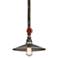 Eurofase Zinco 11" Wide Aged Silver Mini Pendant