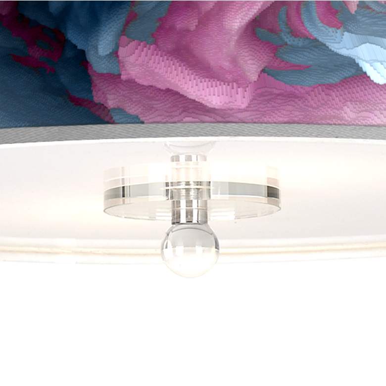 Image 3 Europa Giclee 16" Wide Semi-Flush Ceiling Light more views