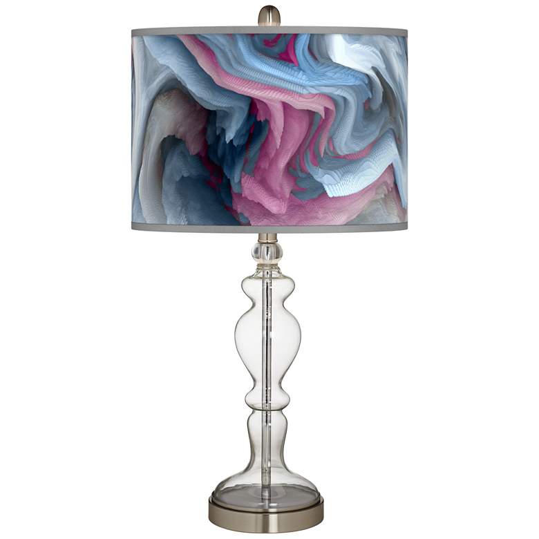 Image 2 Europa Giclee Apothecary Clear Glass Table Lamp