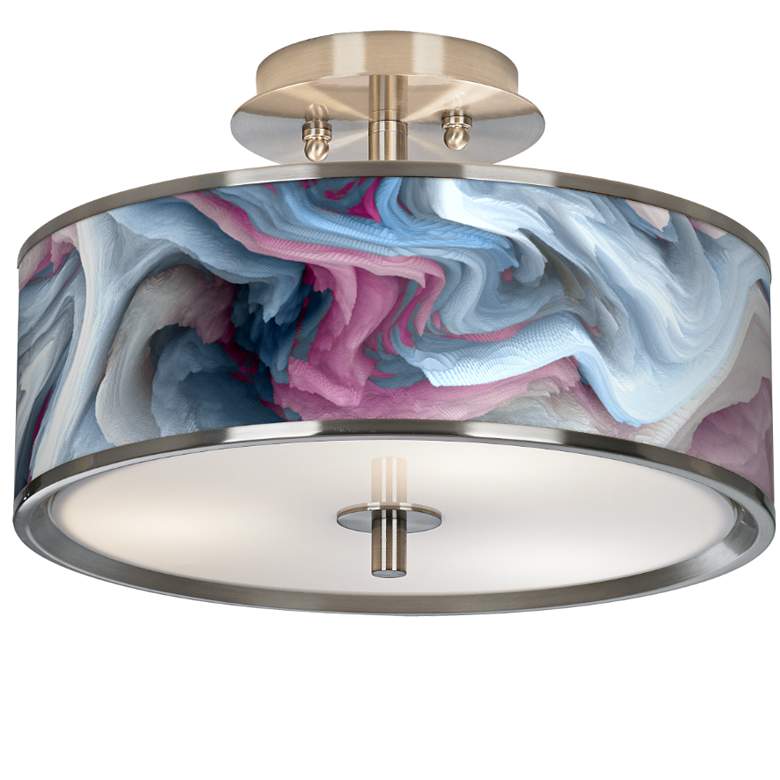 Europa Giclee Glow 14&quot; Wide Ceiling Light