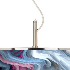Image2 of Europa Giclee Glow 20" Wide Pendant Light more views