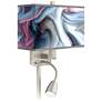 Europa Giclee Glow LED Reading Light Plug-In Sconce