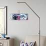 Thumbnail1 of Europa Giclee Shade Arc Floor Lamp