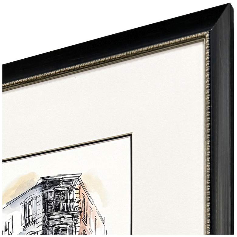 Image 4 European Journal 17"W x 20"H Framed Art - Set of 4 more views