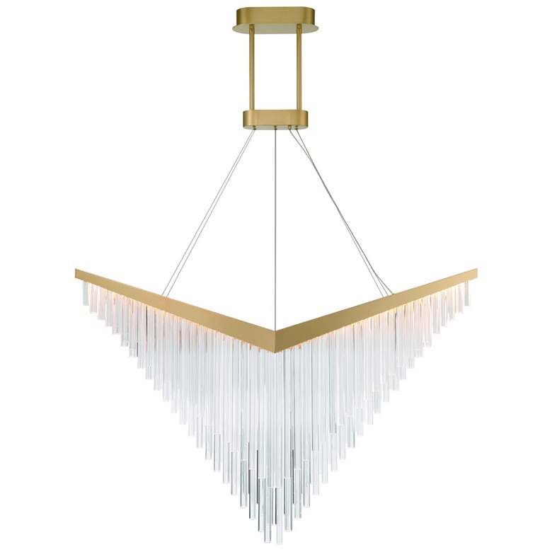 Image 1 Eurorase Vivien 60" LED Chandelier Gold