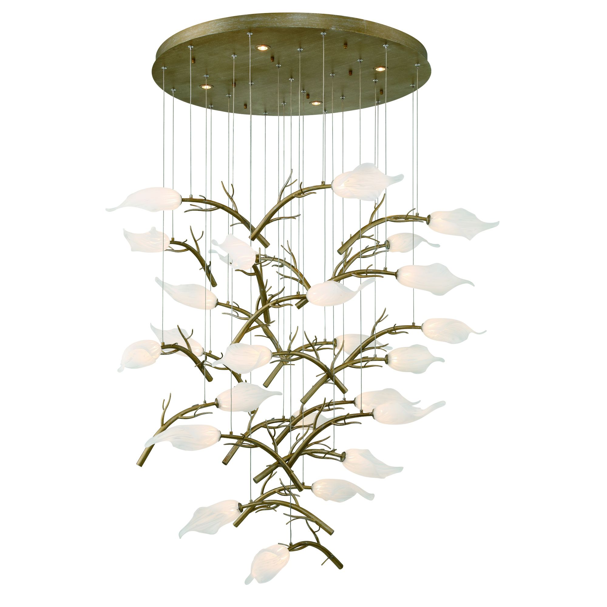 Image 2 Eurorfase Matera 36" LED Chandelier  Gold more views