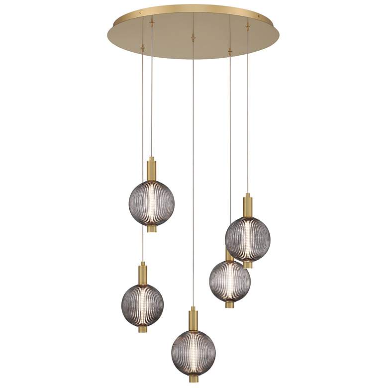 Image 1 Eurorfase Palmas LED Pendant Gold