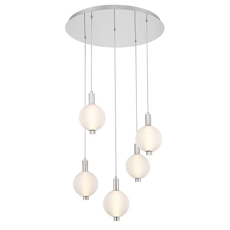 Image 2 Eurorfase Palmas LED Pendant Nickel more views