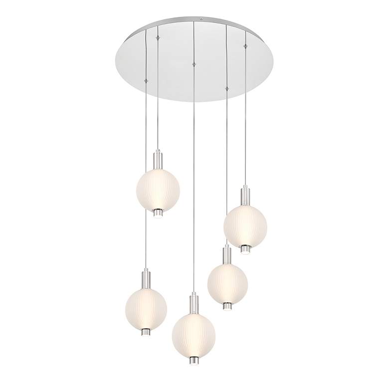 Image 3 Eurorfase Palmas LED Pendant Nickel more views