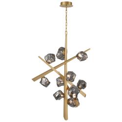 Eurorfase Thorah 36" LED Chandelier  Gold