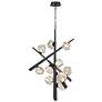 1_Eurorfase Thorah 36" LED Chandelier Graphite