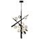 Eurorfase Thorah 36" LED Chandelier Graphite