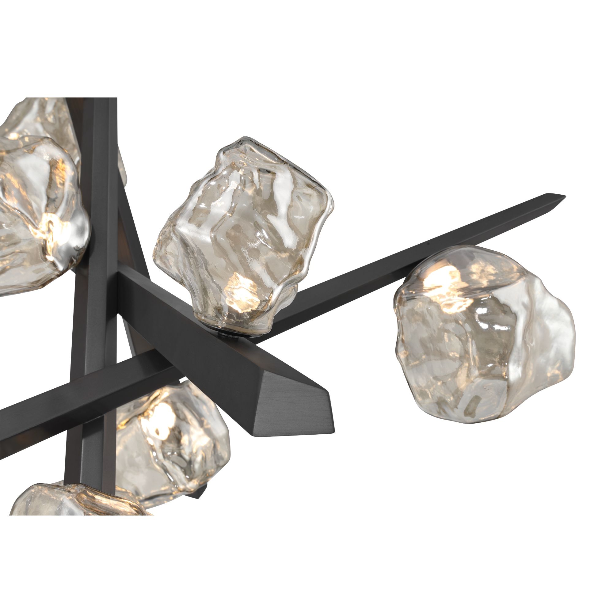 Image 2 Eurorfase Thorah 36" LED Chandelier  Graphite more views