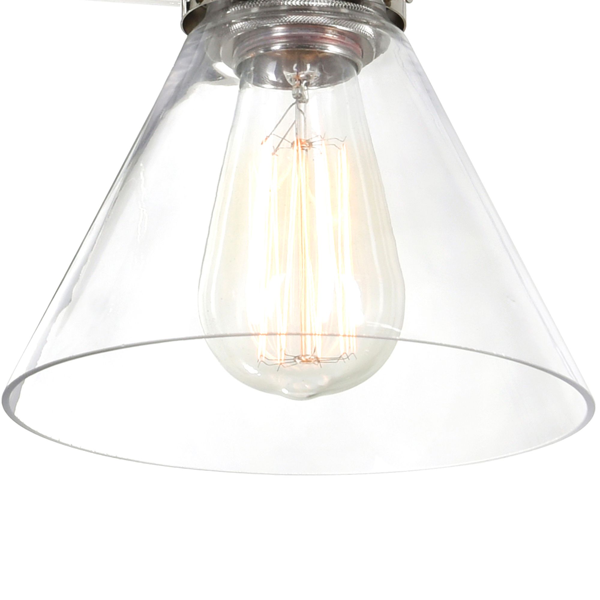 Image 5 Eustis 1 Light 7in Polished Nickel Wall Sconce more views