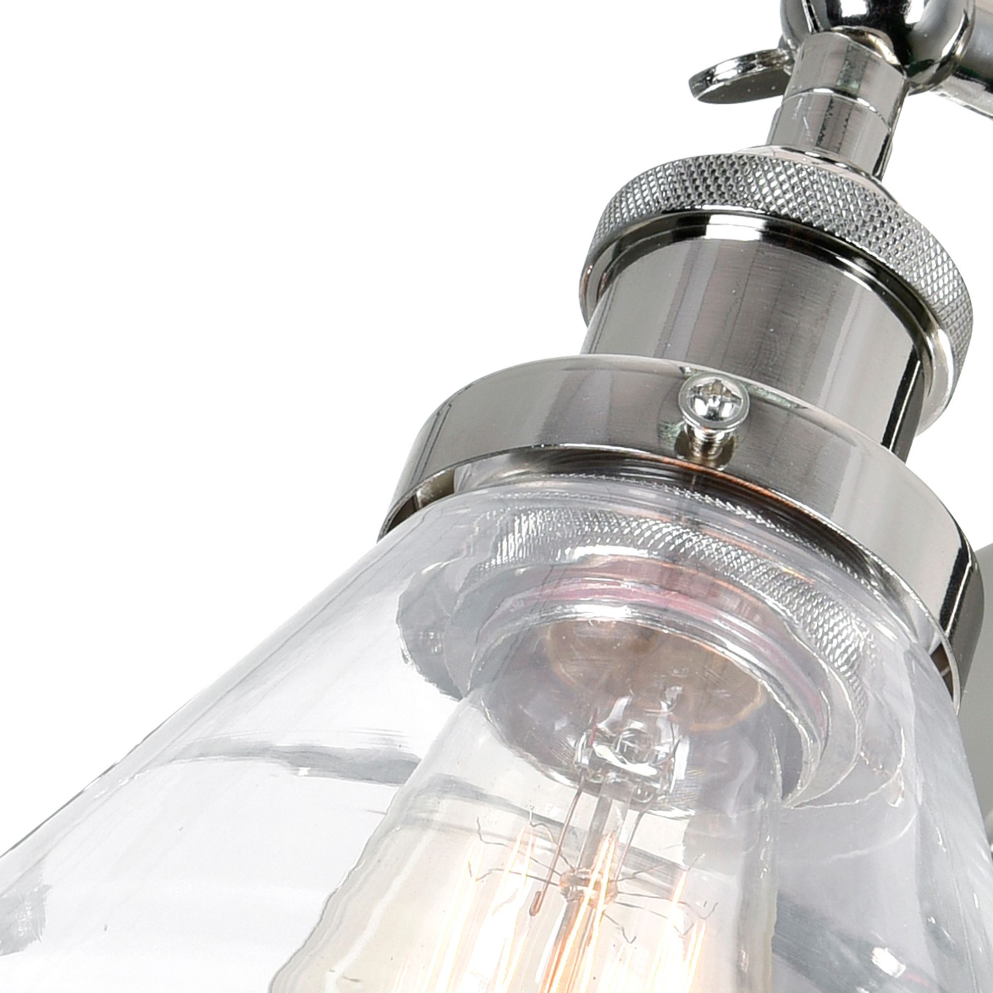 Image 4 Eustis 1 Light Wall Sconce With Polished Nickel Finish more views