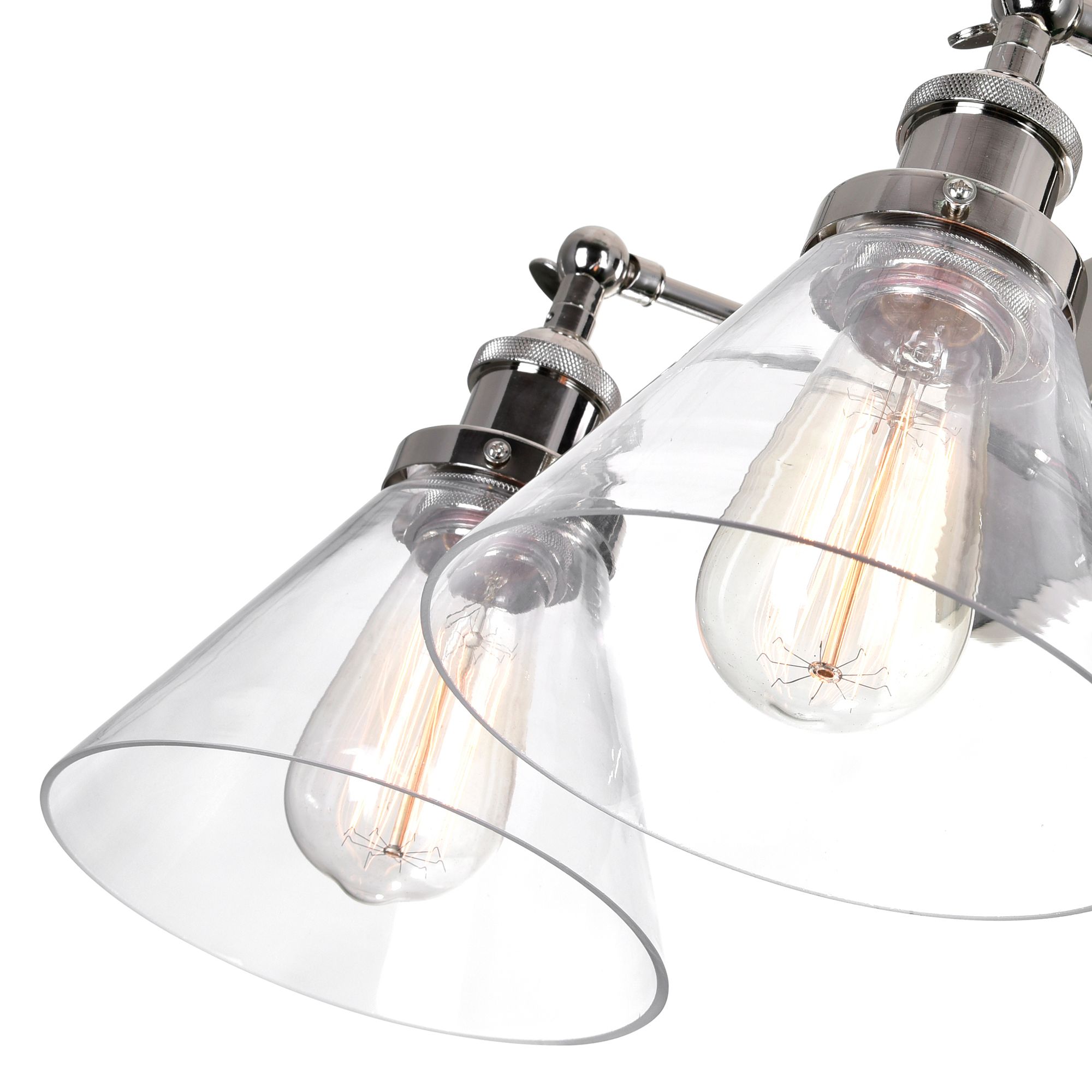 Image 3 Eustis 3 Light 24in Polished Nickel Wall Sconce more views