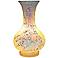 Evadale Cream Mix Hand-Crafted Glass Vase Table Lamp