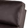 Evan Cantina Chocolate Faux Leather 3-Way Recliner Chair