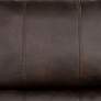 3_Evan Charleston Chocolate Faux Leather 3-Way Recliner Chair more views
