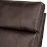 4_Evan Charleston Chocolate Faux Leather 3-Way Recliner Chair more views