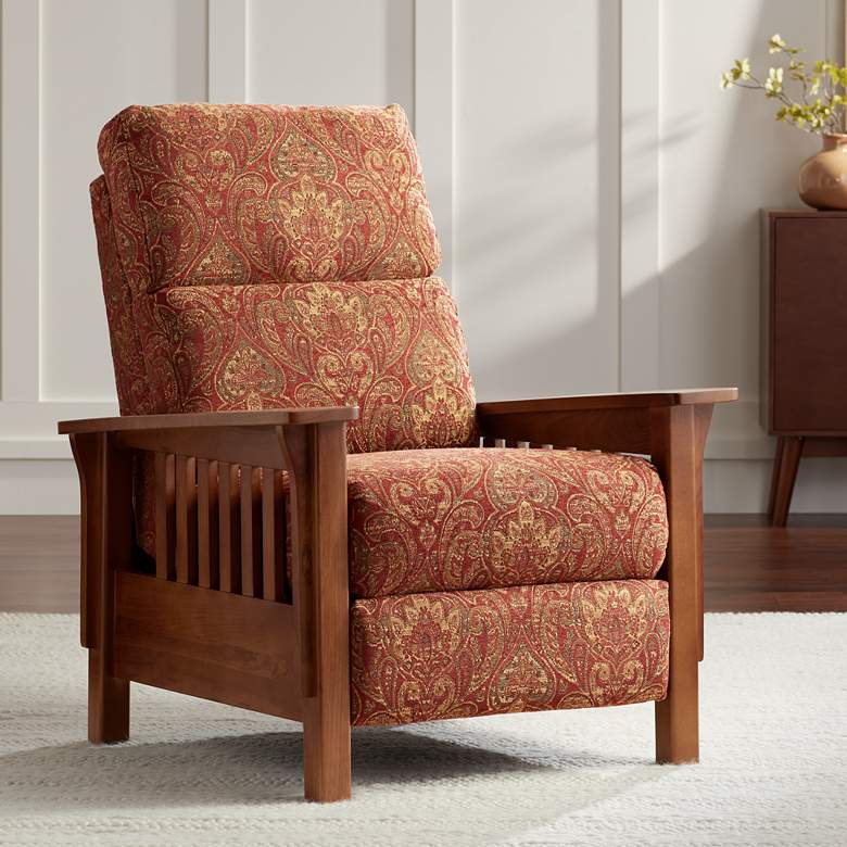 Image 1 Evan Cinnebar 3-Way Recliner Chair