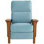 Evan Dusty Turquoise 3-Way Recliner Chair