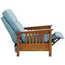 Evan Dusty Turquoise 3-Way Recliner Chair