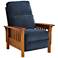 Evan Kenley Indigo 3-Way Recliner Chair