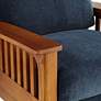 5_Evan Kenley Indigo 3-Way Recliner Chair more views