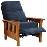 Evan Kenley Indigo 3-Way Recliner Chair