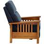 Evan Kenley Indigo 3-Way Recliner Chair
