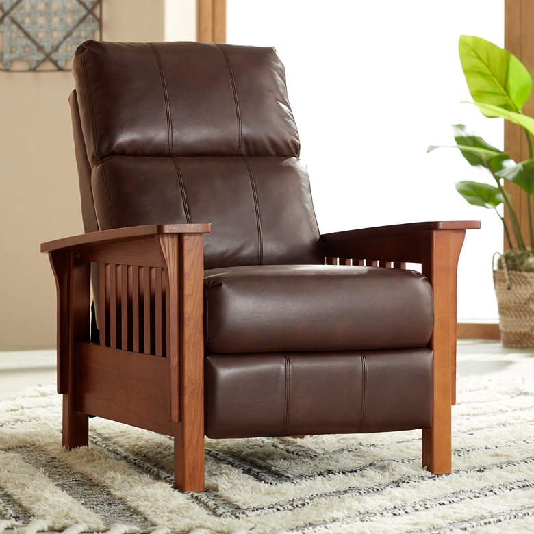 Image 1 Evan Legends Chocolate 3-Way Recliner Chair