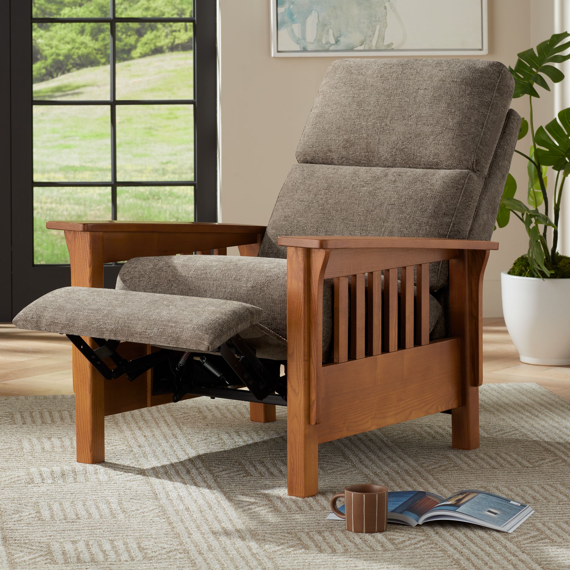 Evan Nomad Pumice 3-Way Recliner Chair