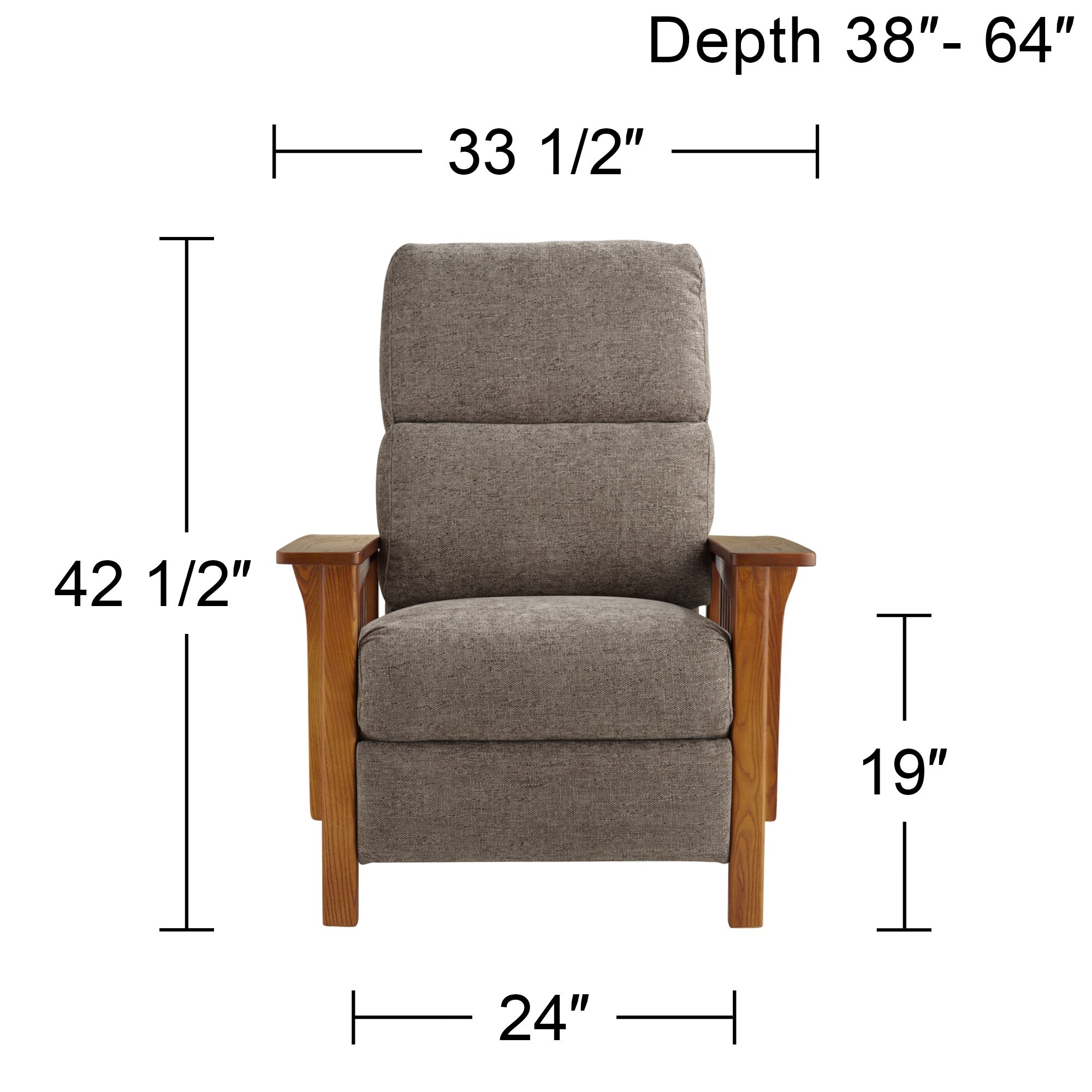 Evan Nomad Pumice 3-Way Recliner Chair