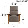 Evan Nomad Pumice 3-Way Recliner Chair