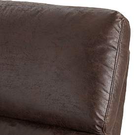 Image4 of Evan Palance Sable Faux Leather 3-Way Recliner Chair more views