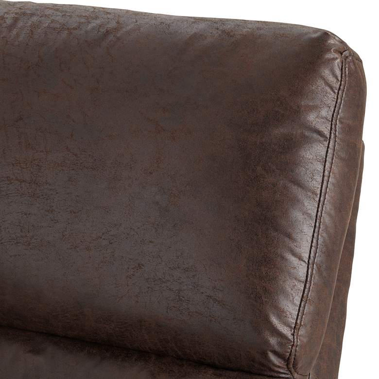 Image 4 Evan Palance Sable Faux Leather 3-Way Recliner Chair more views