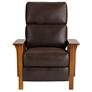 Evan Palance Sable Faux Leather 3-Way Recliner Chair