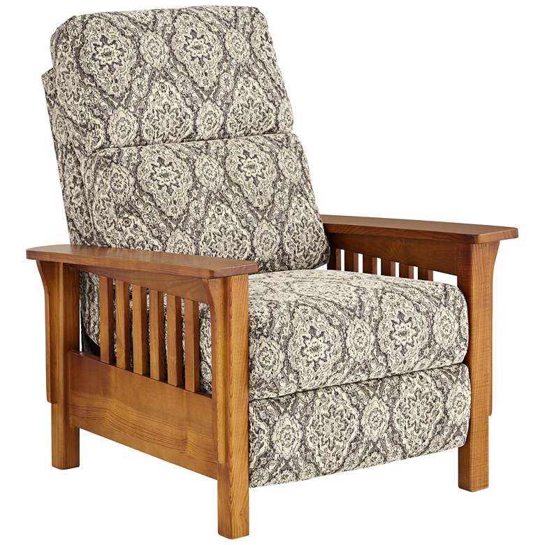 Image 2 Evan Sandalwood Kaleidoscope 3-Way Recliner Chair