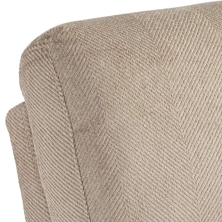 Evan Ultra Suede Oatmeal 3-Way Recliner Chair more views