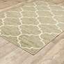 Evandale 9853A 5&#39;3"x7&#39;3" Tan and Ivory Trellis Area Rug