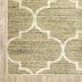 Evandale 9853A 5&#39;3"x7&#39;3" Tan and Ivory Trellis Area Rug