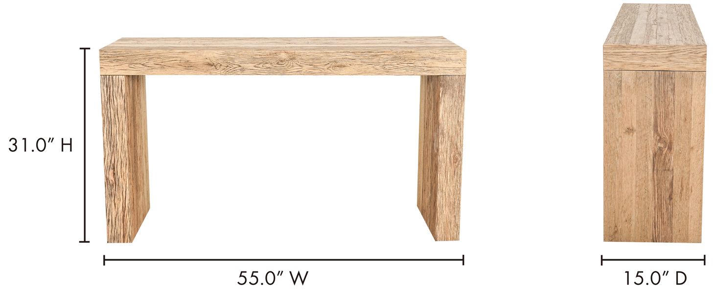 Image 6 Evander Console Table Natural more views