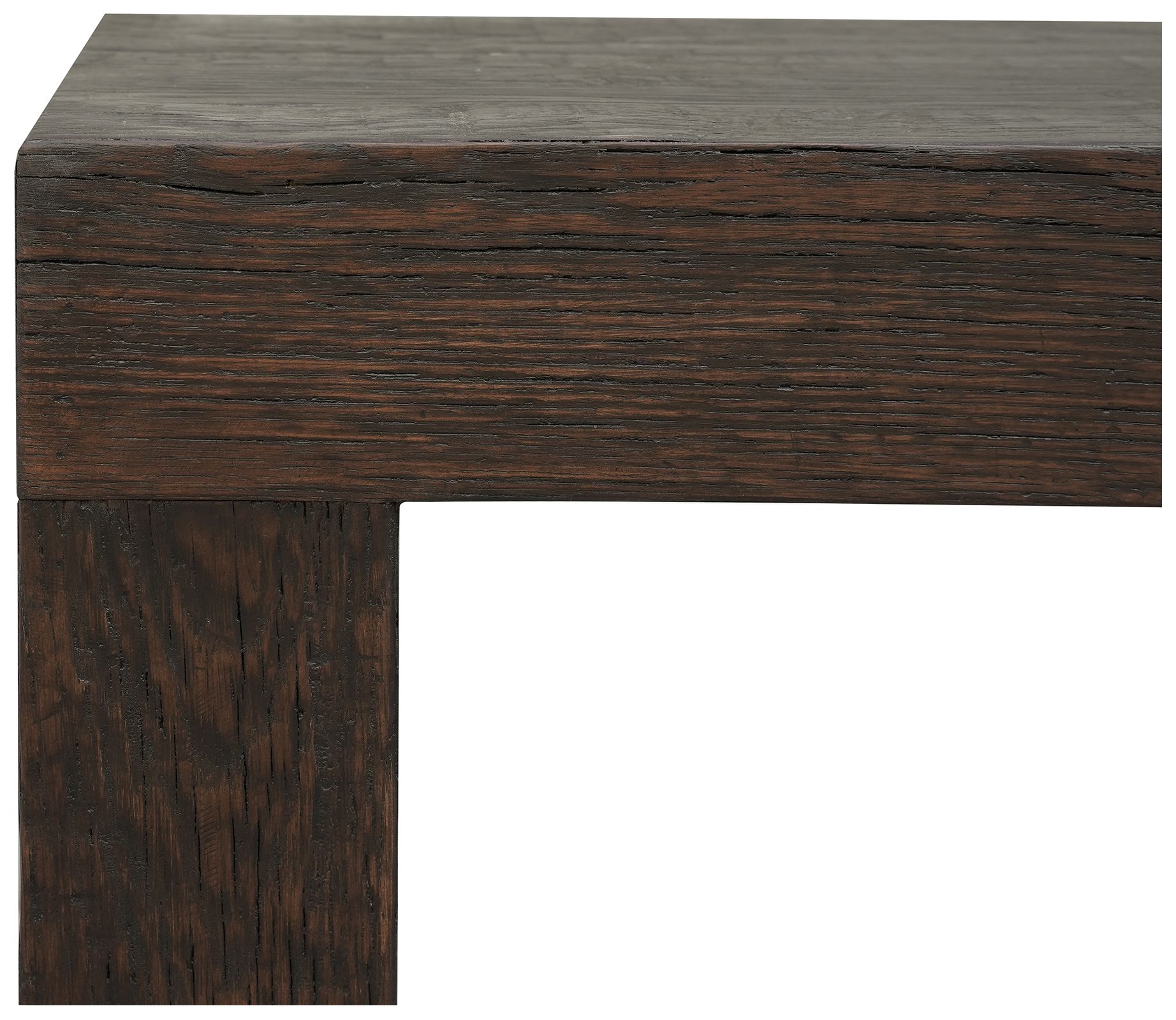 Image 4 Evander Console Table Rustic Brown more views