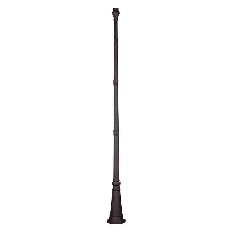 Image 4 Evanston 114 1/2" High Bronze Outdoor Pole with Base more views