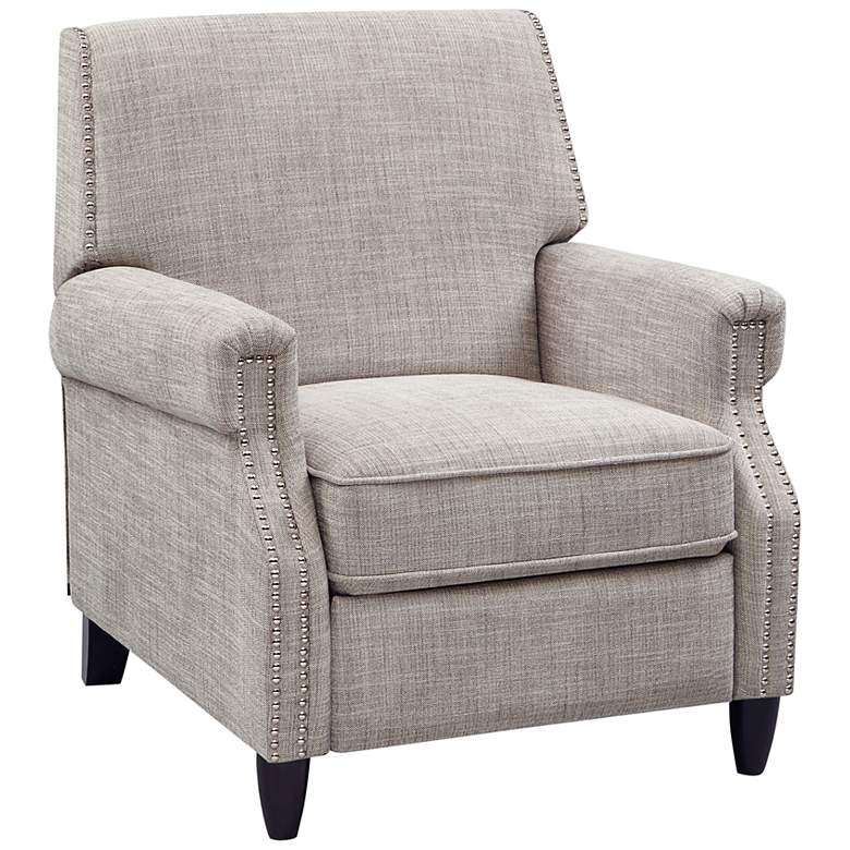 Image 2 Evanston Sand Fabric Push Back Recliner