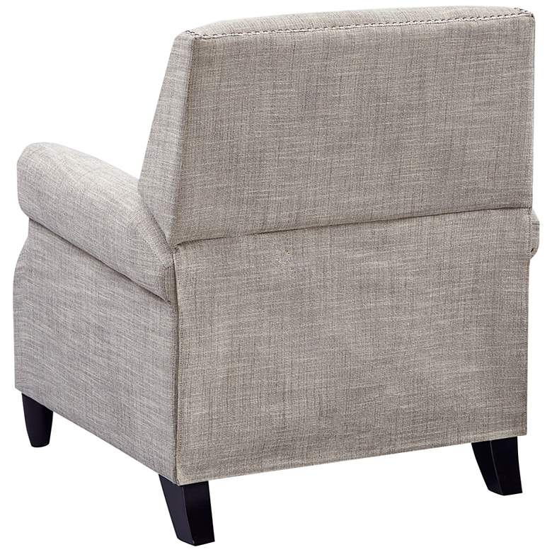 Image 7 Evanston Sand Fabric Push Back Recliner more views
