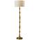 Eve Natural Oak Wood Column Floor Lamp