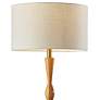 3_Eve Natural Oak Wood Column Floor Lamp more views